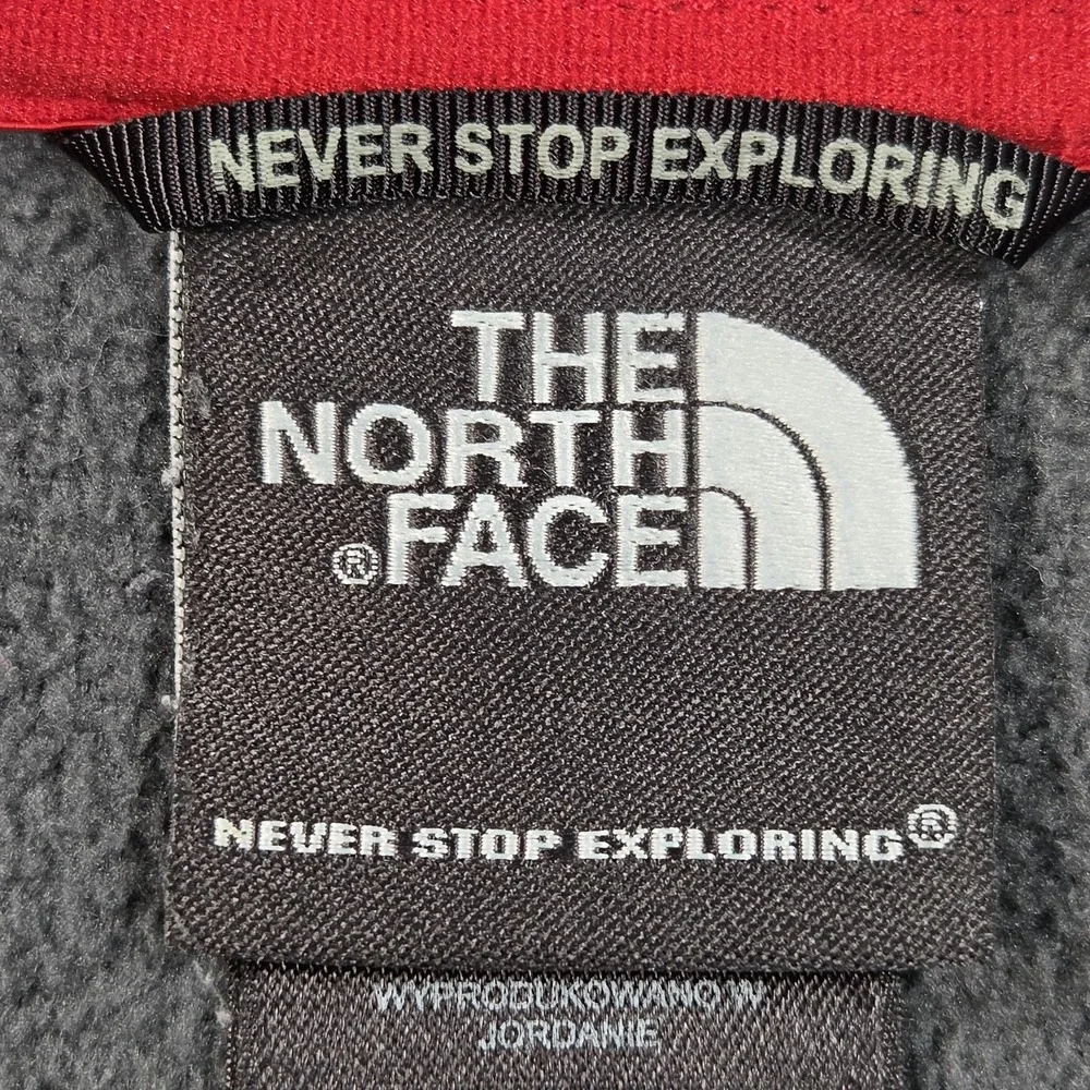 The North Face Jacket Mens XL Gray Fleece 1/4 Zip Thermal Pullover Hiking